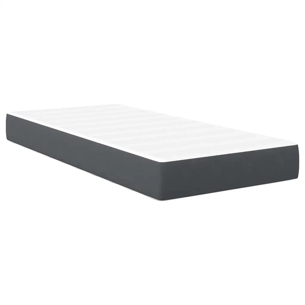 Materasso-Materasso per letto Grigio 100 x 200 cm Tessuto