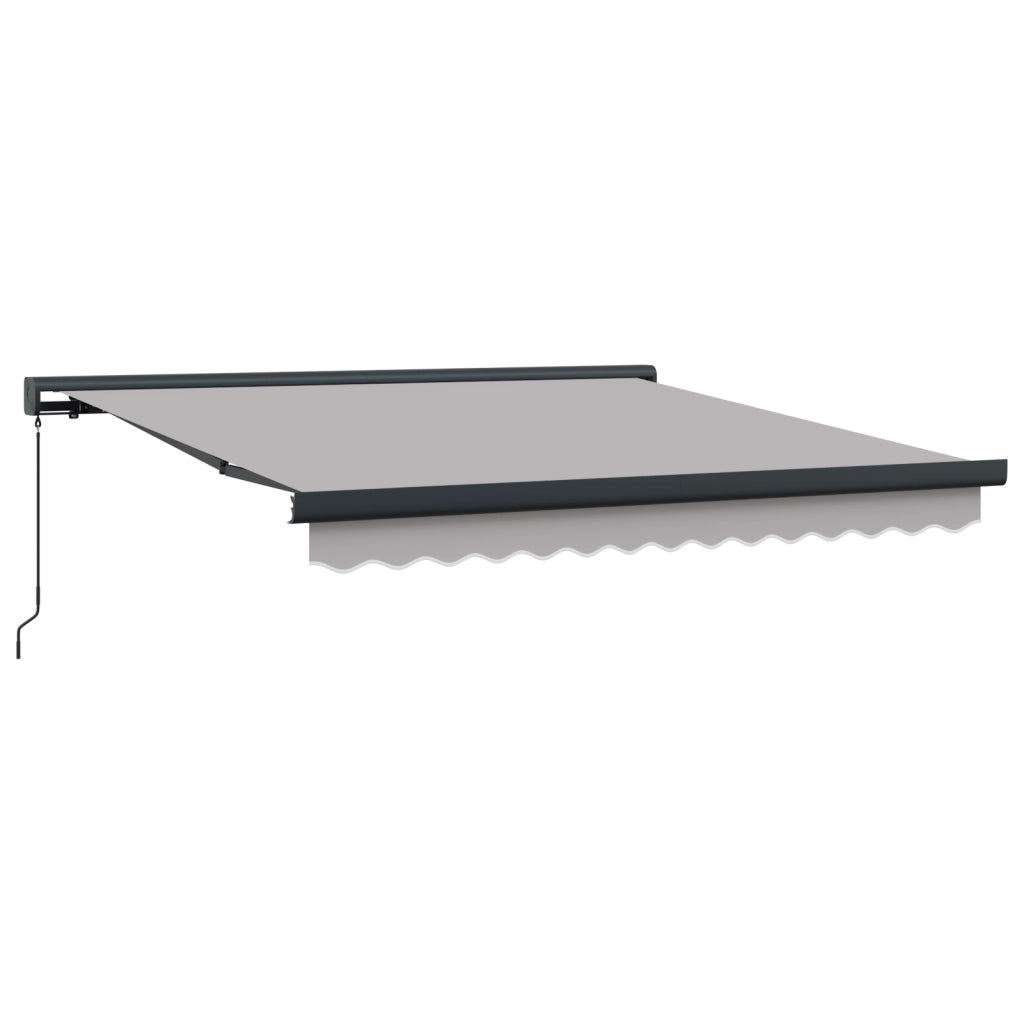 Tenda Retrattile Manuale  Grigio Chiaro 350x250 cm