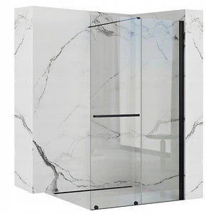 Parete Doccia Rea Cortis Black 100