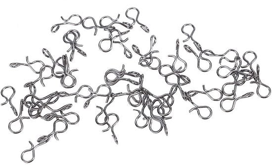 Fermo Immagine per Pesci 50 Pezzi - Acciaio Inox - Cambio Rapido - Sostegno Volante - Sostenibile - Antiruggine