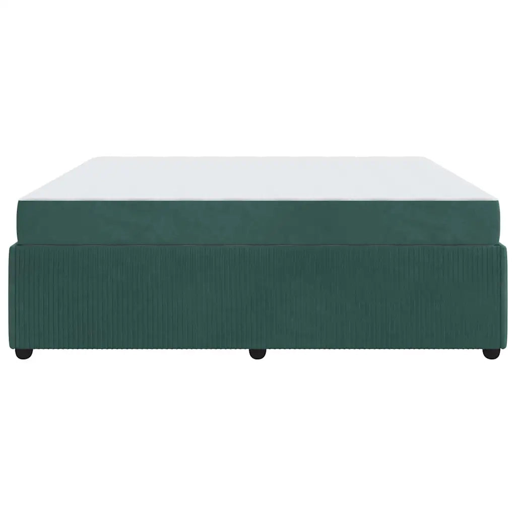 Struttura del letto Verde Scuro 180 x 200 cm Tessuto 3398428