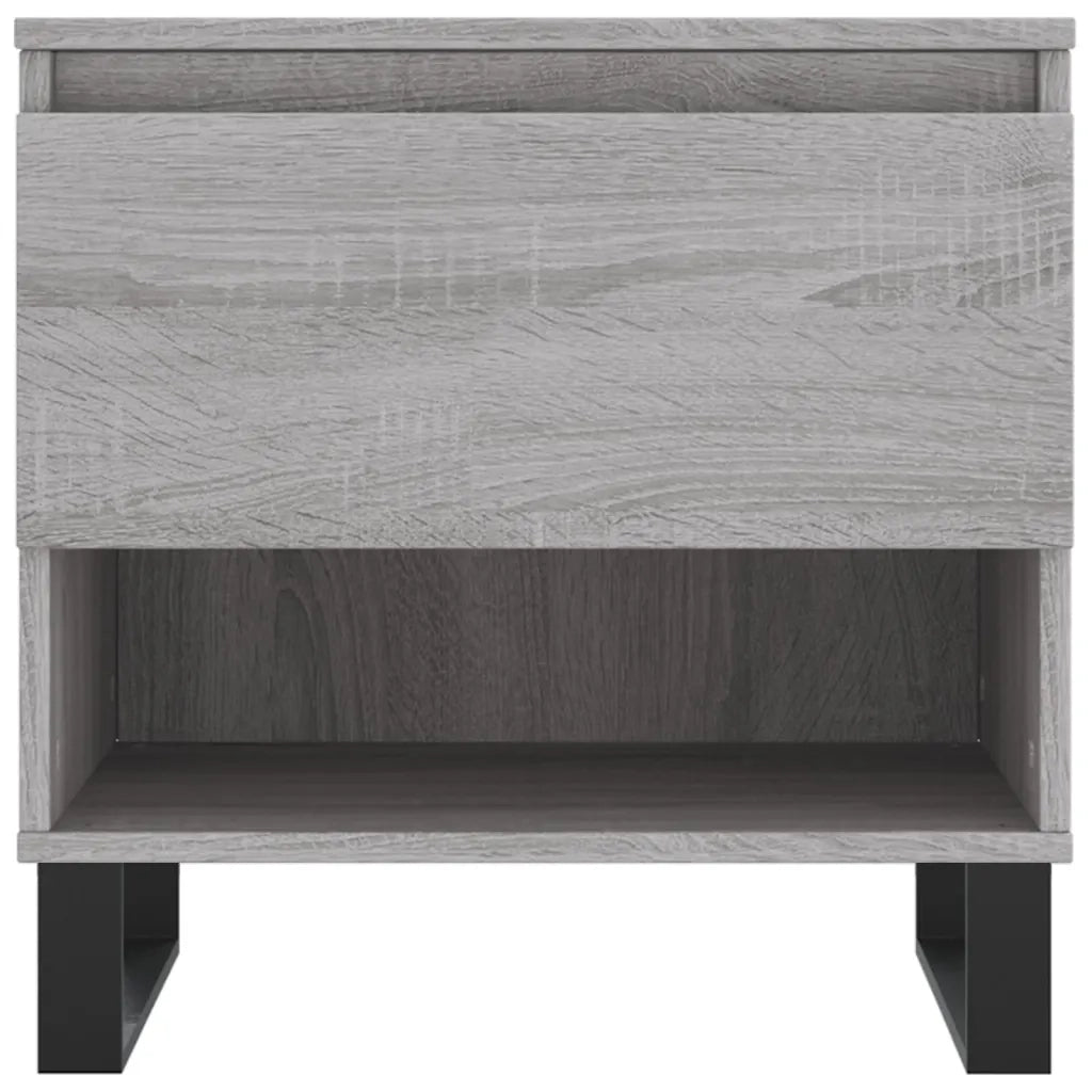 2 pz Tavolini salotto | Tavolino da caff¨¨ | Tavolino da Soggiorno Grigio Sonoma 50x46x50cm Legno Multistrato