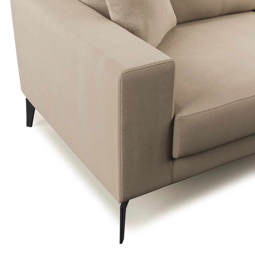 Prestige Divano design moderno T11 146 cm tortora