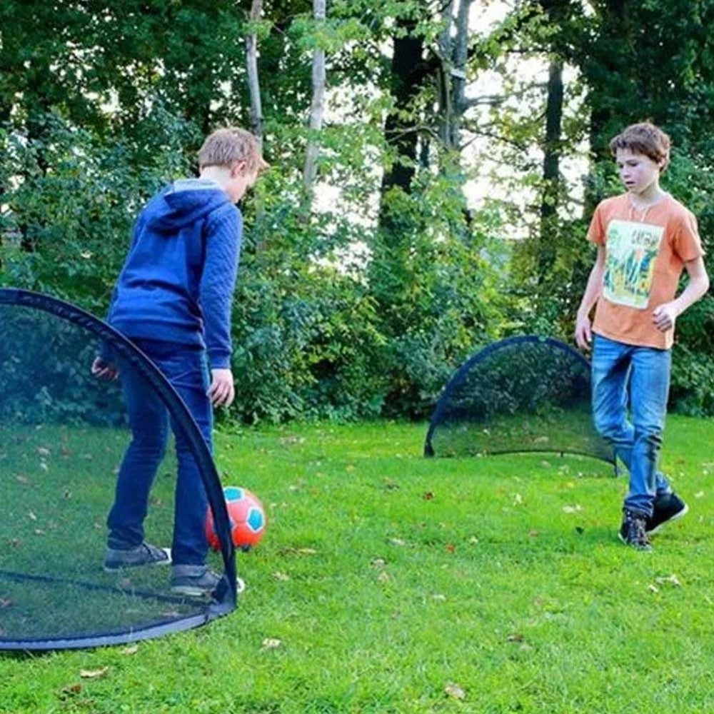 Trade Shop - Porta Da Calcio Pop-up Con Rete Pieghevole Per Bambini 180x100x100 Cm Giardino -