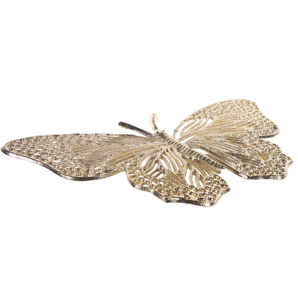 Decorazione domestica Metallo oro Farfalla a forma di tavola Figurina Design industriale moderno