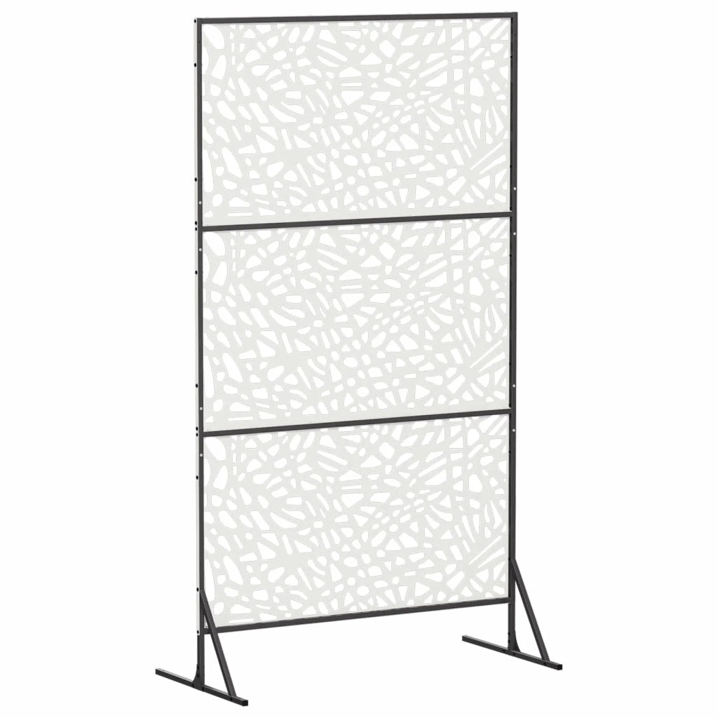 Schermo per Privacy 100 x 50 x 180 cm Acciaio Bianco 8013406