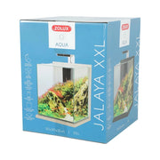 Zolux Jalaya XXL 31,5L - acquario cm30x30x35h completo di filtro interno e plafoniera LED Colore: Zebrano Grigio