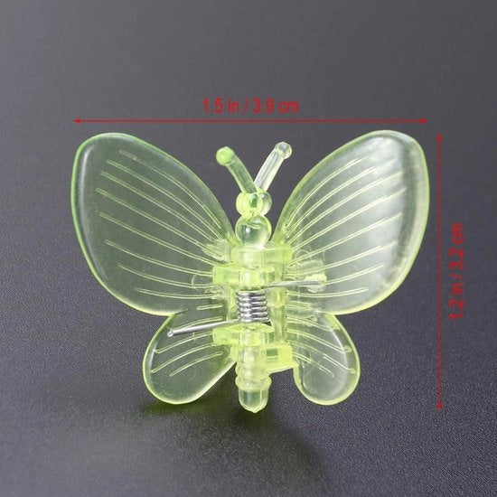 Foglie di Orchidea - 60 pezzi clip libellula plastica - accessori per giardinaggio
