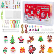 Kit di Stiro Creativo per Bambini con Striscia di Stiro 2500 Metri 5mm con Piastra di Stiro e 15 Modelli di Panno di Stiro per Progetti DIY e Decorazioni di Natale