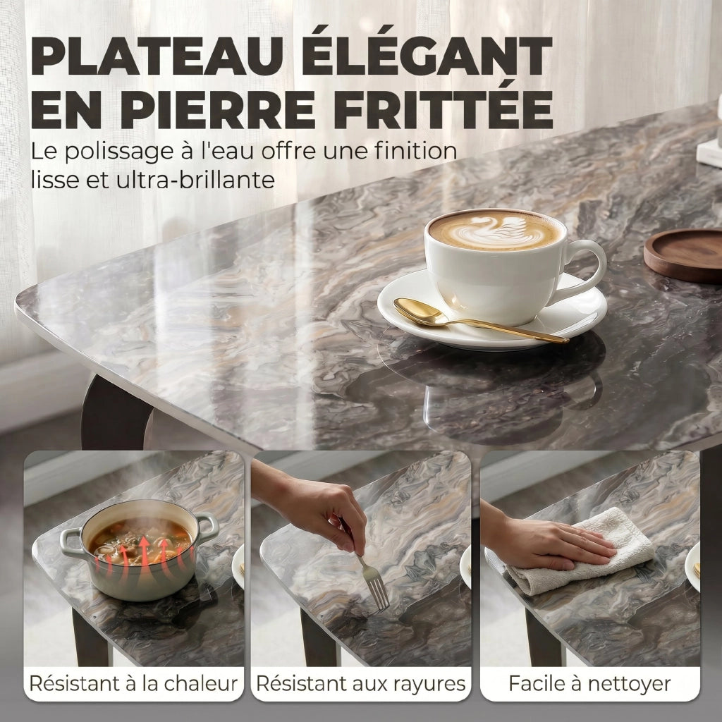 Tavolo da Pranzo Allungabile ¨C Minimal ¨C Rovere Effetto Legno 130x70x75