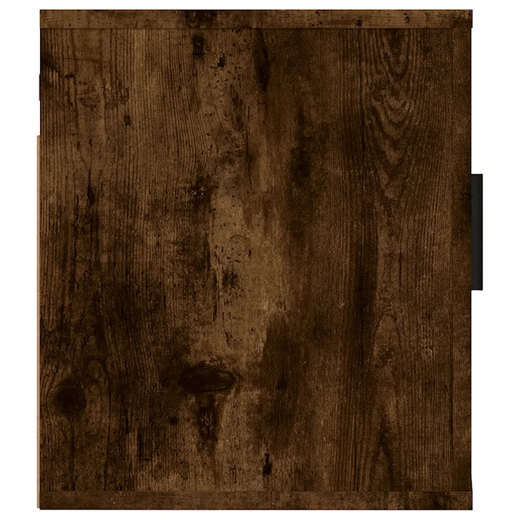 Mobile Porta TV a Parete-Mobile per TV-Credenza TV Rovere Fumo 40x34,5x40 cm