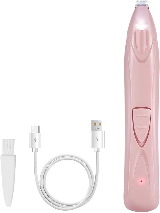 Tondeuse elettrica portatile per animali - USB-led - adatta per pelle, occhi, orecchie, viso e zoccoli