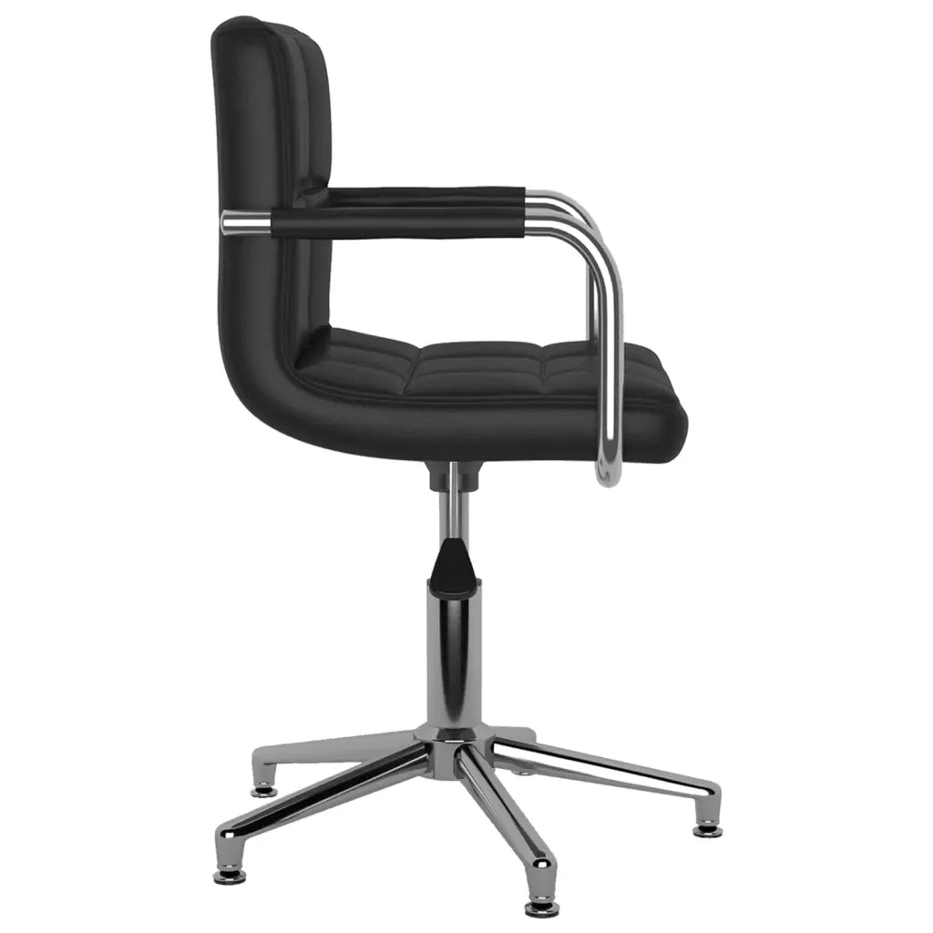 Sedia da Ufficio Girevole Nera in Similpelle cod mxl 55006