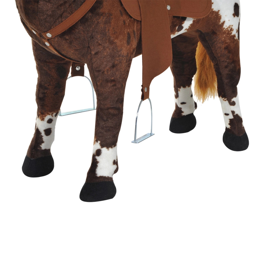 Cavallo a Dondolo Giocattolo con Sella e Suoni ¨C Zephmum ¨C Marrone