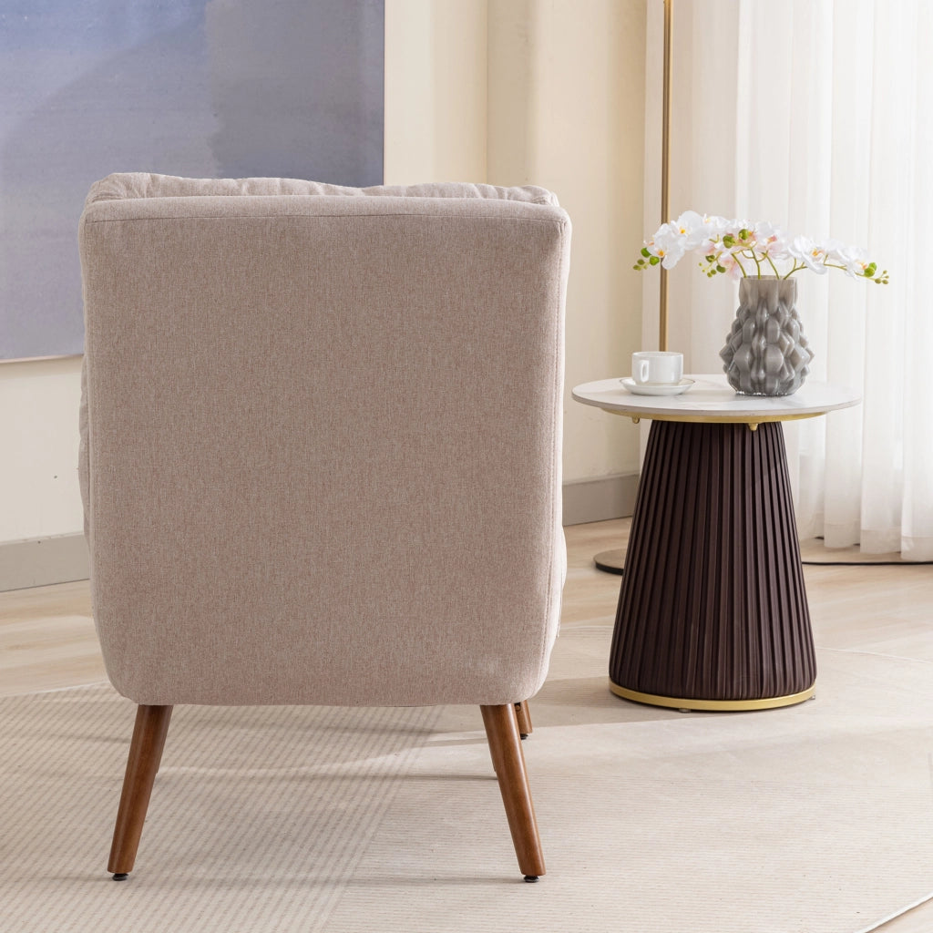 Poltrona Relax con Poggiapiedi e Schienale Reclinabile ¨C MINIMAL ¨C con Ripiano Laterale