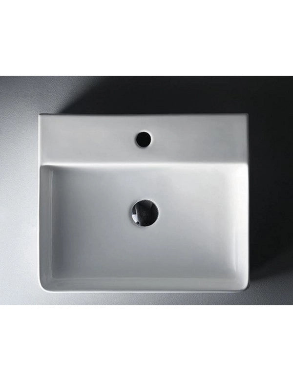 BOTENE-S lavabo da appoggio 50x42x12 cm in ceramica