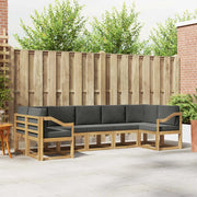 Set di divani da esterno 7 pcs Legno di Acacia Massello 3388171