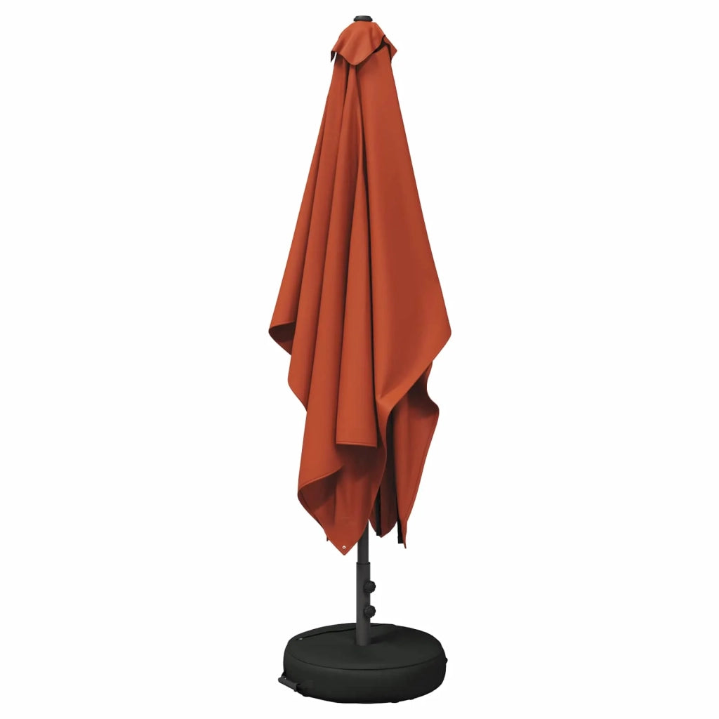 Parasole da Giardino con Base 200 x 300 cm Poliestere 42036207