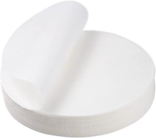 Pannello di cottura non aderente - Cerchi 15 cm - 500 pezzi - Per forni a microonde - Pannello di cottura - Riciclabile - Cerchi di cottura
