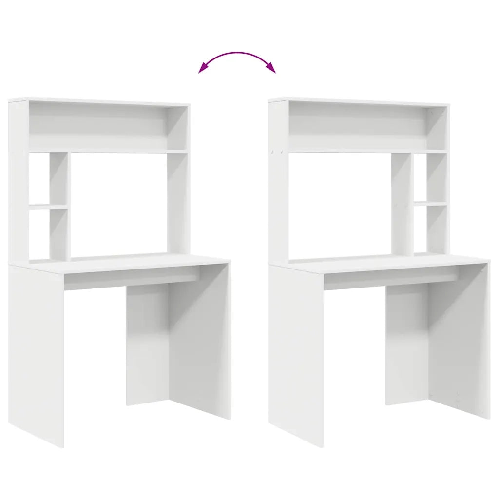 vidaXL Scrivania Bianco 91 x 50 x 149 cm Legno multistrato