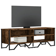 Mobile Porta TV-Mobile per TV-Credenza TV Rovere Fumo 122x34x41 cm in Legno Multistrato 959443