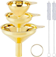 Set di 3 Fusti in Metallo da Cucina - 3 Dimensioni con Pennelli per Pulizia