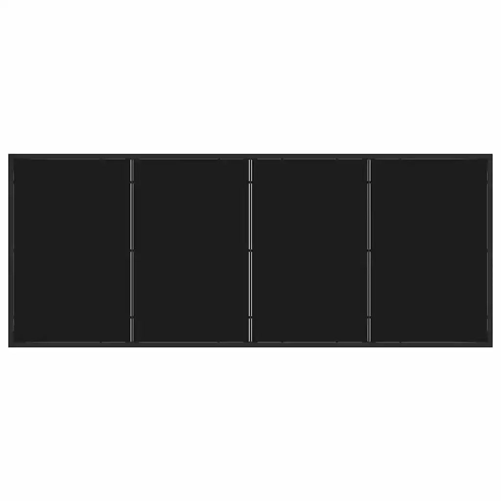 Set da Pranzo per Giardino 7 pcs Nero 3379119