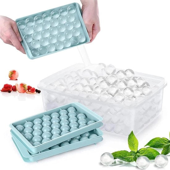 Blocchi congelati a forma di cubo - 2 pezzi - blu - BPA libero