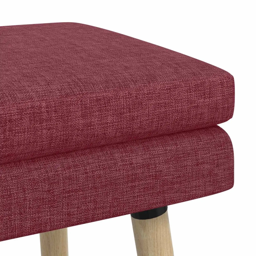 Panchina a doppio strato Rosso Vino 60 x 40 x 46 cm Tessuto 42038420