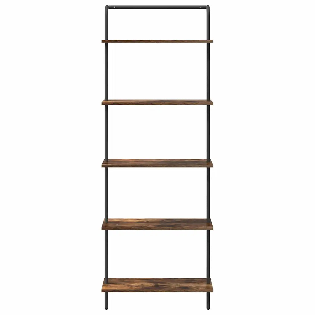 Libreria Rovere fumé 60 x 24 x 168 cm Legno multistrato