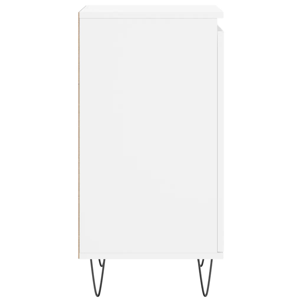 Credenze 2 pz Bianche 40x35x70 cm in Legno Multistrato 831053