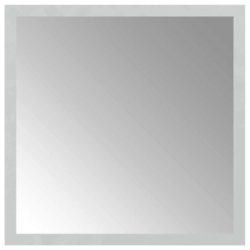 Specchio da bagno LED Trasparente 30 x 30 cm vetro temperato 42045806