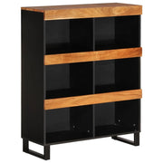 Credenza | Madia | Buffet da pranzo | Armadio da pranzo 85x33x107 cm in Legno Massello di Acacia