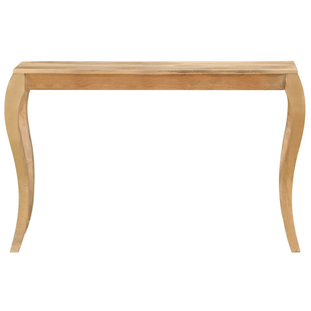 Tavolo Consolle in Legno Massello di Mango 118x38x76 cm 247115