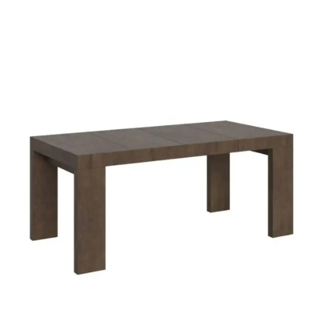 Tavolo allungabile 90/246x90 cm Roxell Premium colore noce