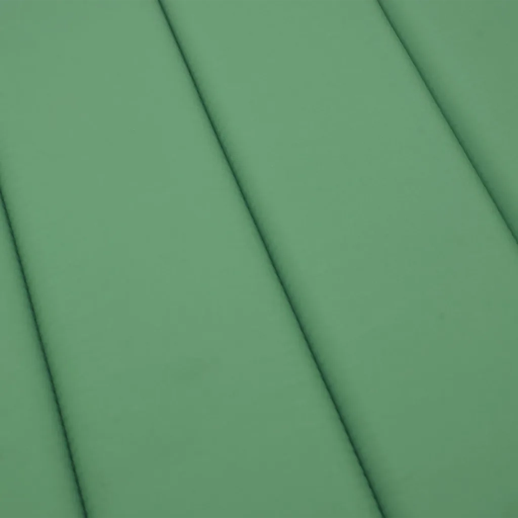 Cuscino per Lettino Verde 200x70x3 cm in Tessuto Oxford