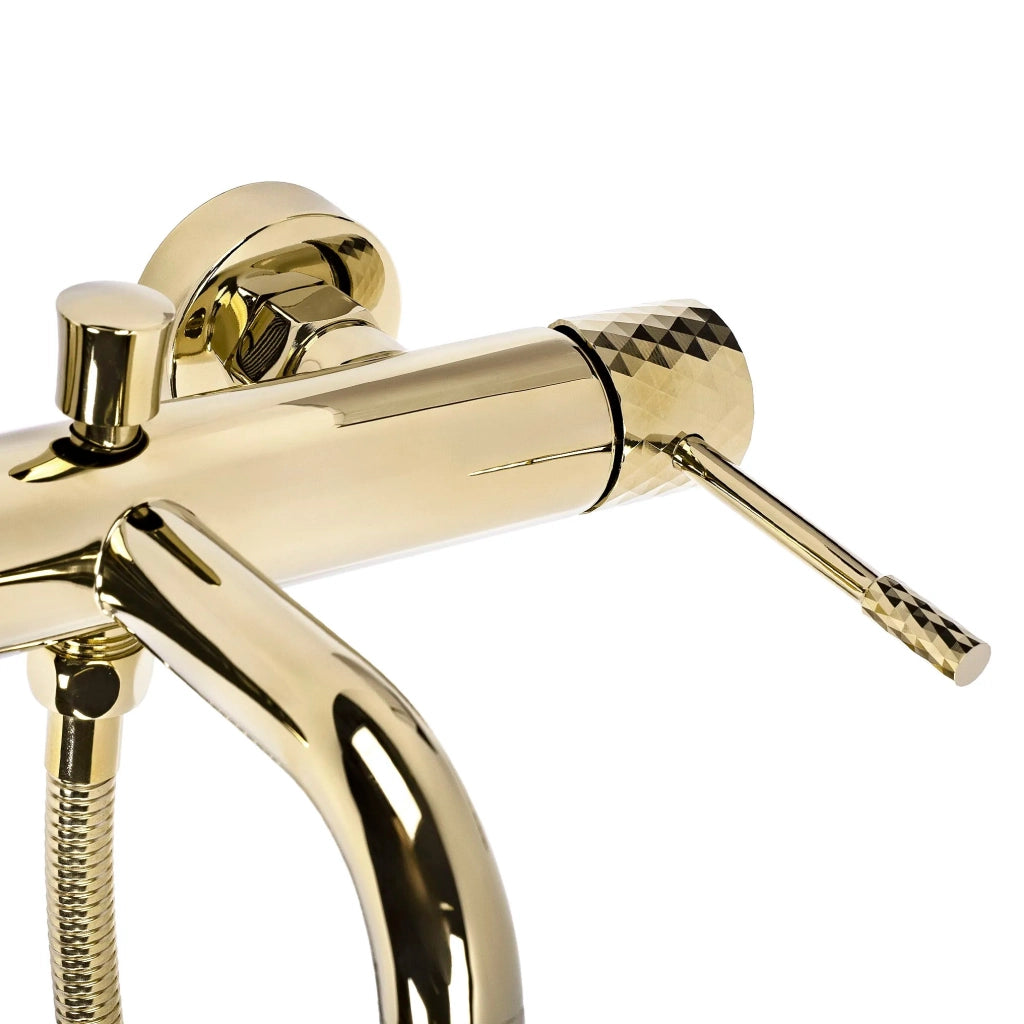 Rubinetto Da Vasca Rea Lungo Diamond Gold