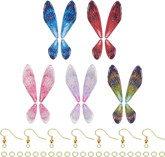 5 setten appigli ali insetti perpendicolari per pendenti per gioielli 

Modello: 
Specifica: 5 pezzi, materiale: metallo, colore: argento, dimensioni: 2,5 cm x 1,5 cm