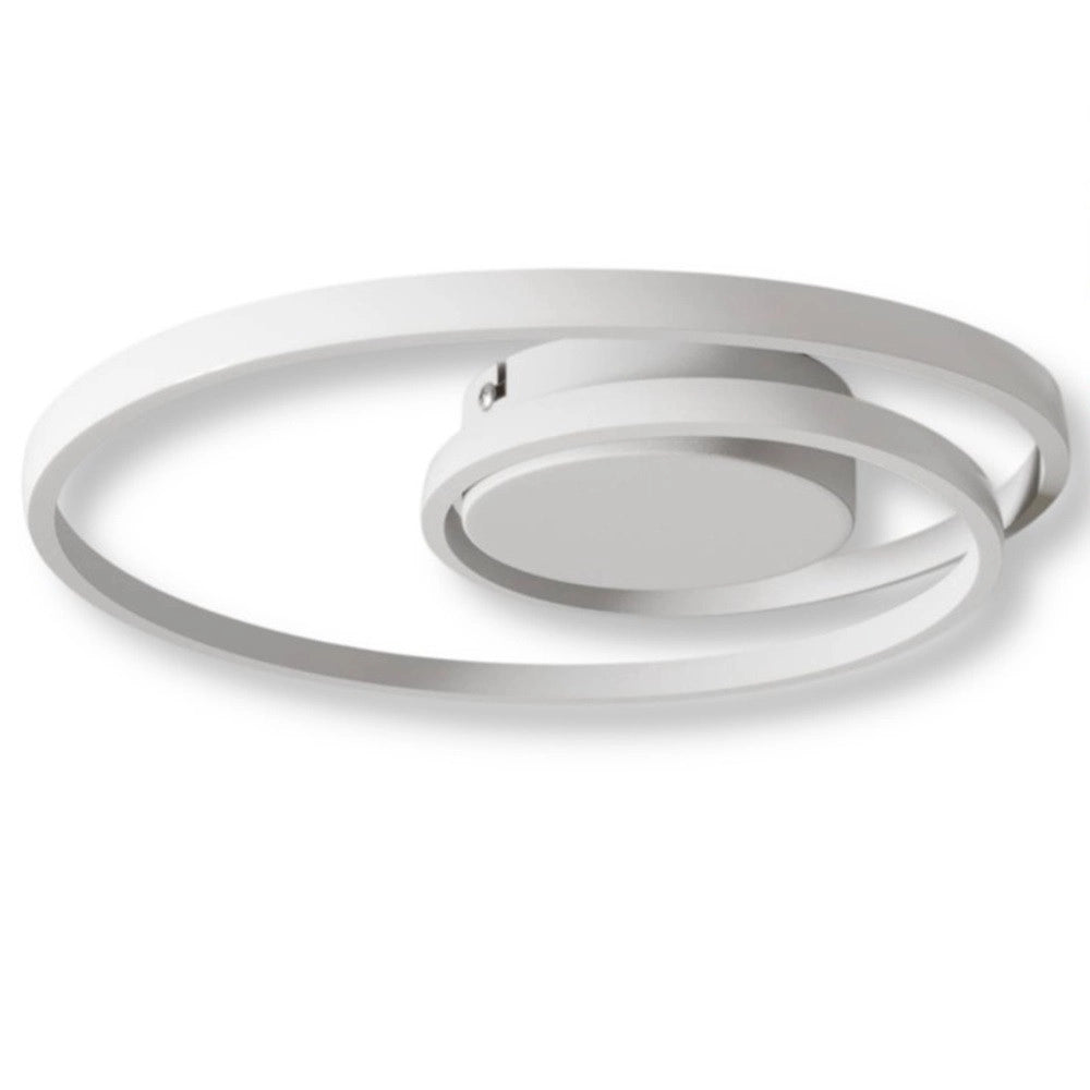 Trade Shop - Plafoniera Lampadario Led Smd Soffitto Design Ad Anelli 32w 3in1 Cct 3000k-6500k Pn-20b3c -