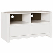Mobile TV | Armadietto TV | Mobile Porta TV Drammen Bianco 99 x 43 x 55 cm Legno massello di pino