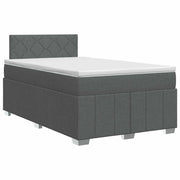 Letto box spring con materasso Grigio Scuro 120 x 190 cm 3451172
