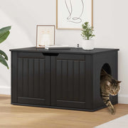 Casa per Gatti Nero 85 x 55 x 50,5 cm Legno multistrato