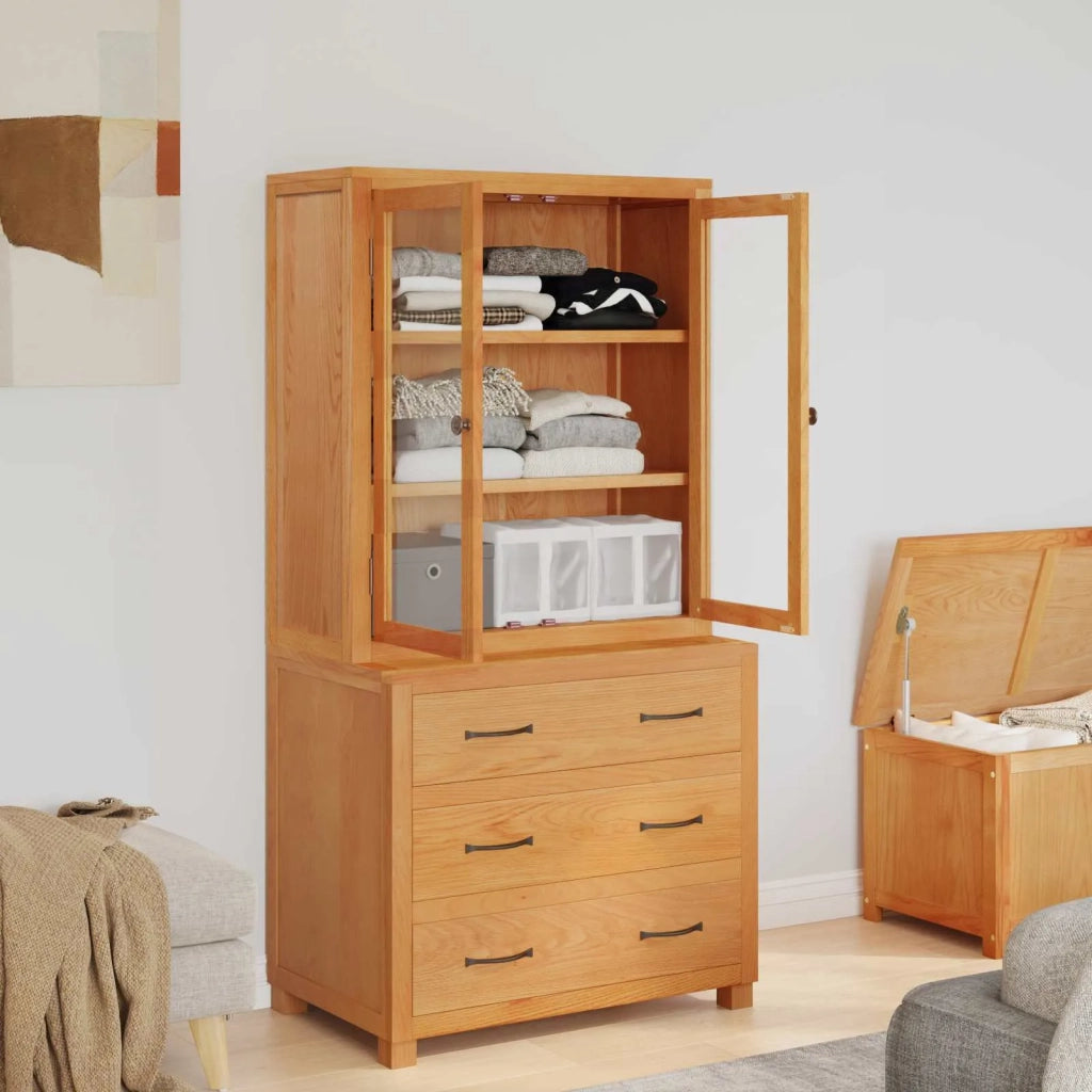 Set di Mobili per Magazzino con porta Marrone Legno multistrato