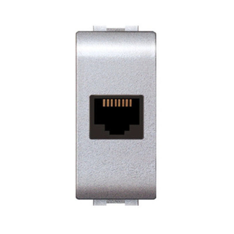LIFE 4084 TEC PRESA TELEFONICA RJ11 PLUG 6/4C ARG- 12,0 pz