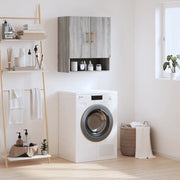 Armadietto a Muro Grigio Sonoma 60x31x70cm in Legno Multistratocod mxl 105977