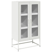 Credenza | Madia | Buffet da pranzo | Armadio da pranzo Bianca 68x39x123 cm in Acciaio