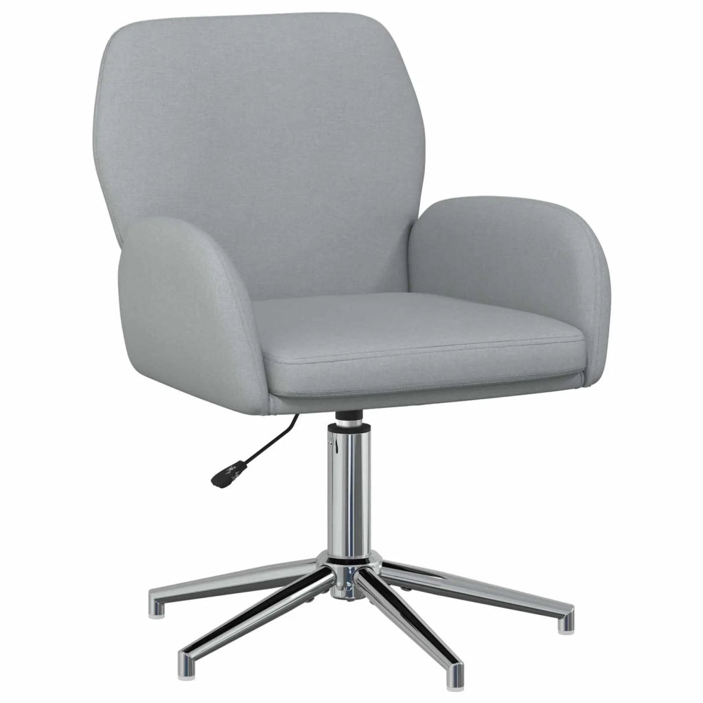 Sedia da scrivania girevole 54 x 58 x 90 cm Grigio Chiaro 42034336