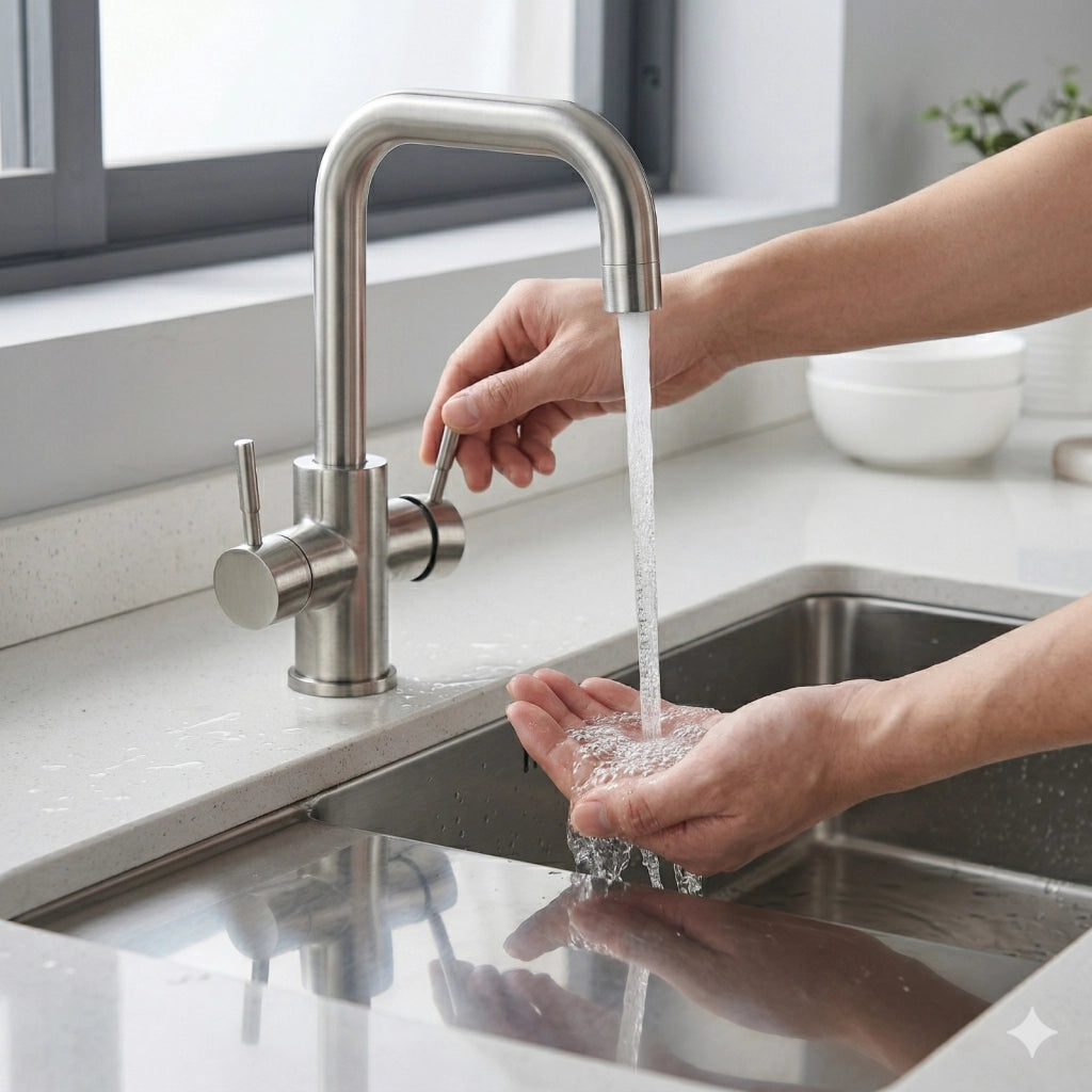 RUBINETTO MISCELATORE PER BAGNO LAVABO LAVANDINO CROMATO MONOCOMANDO CASA S9004