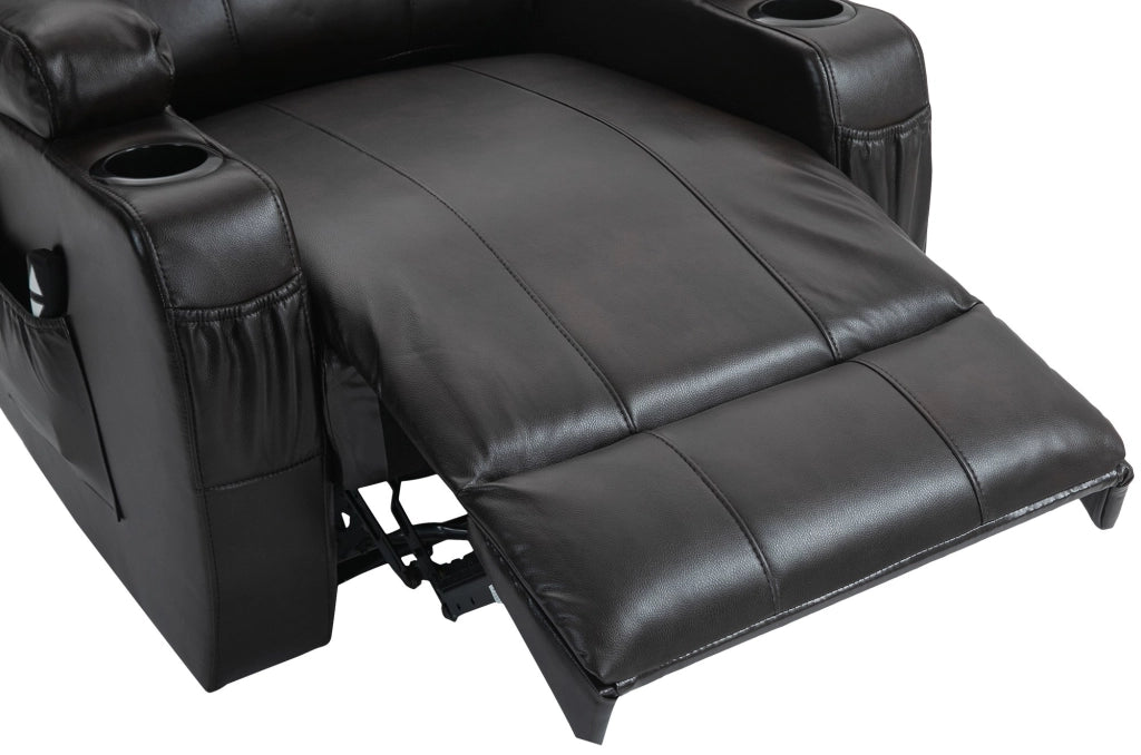 Sessel Hepler mit Massagefunktion Kunstleder