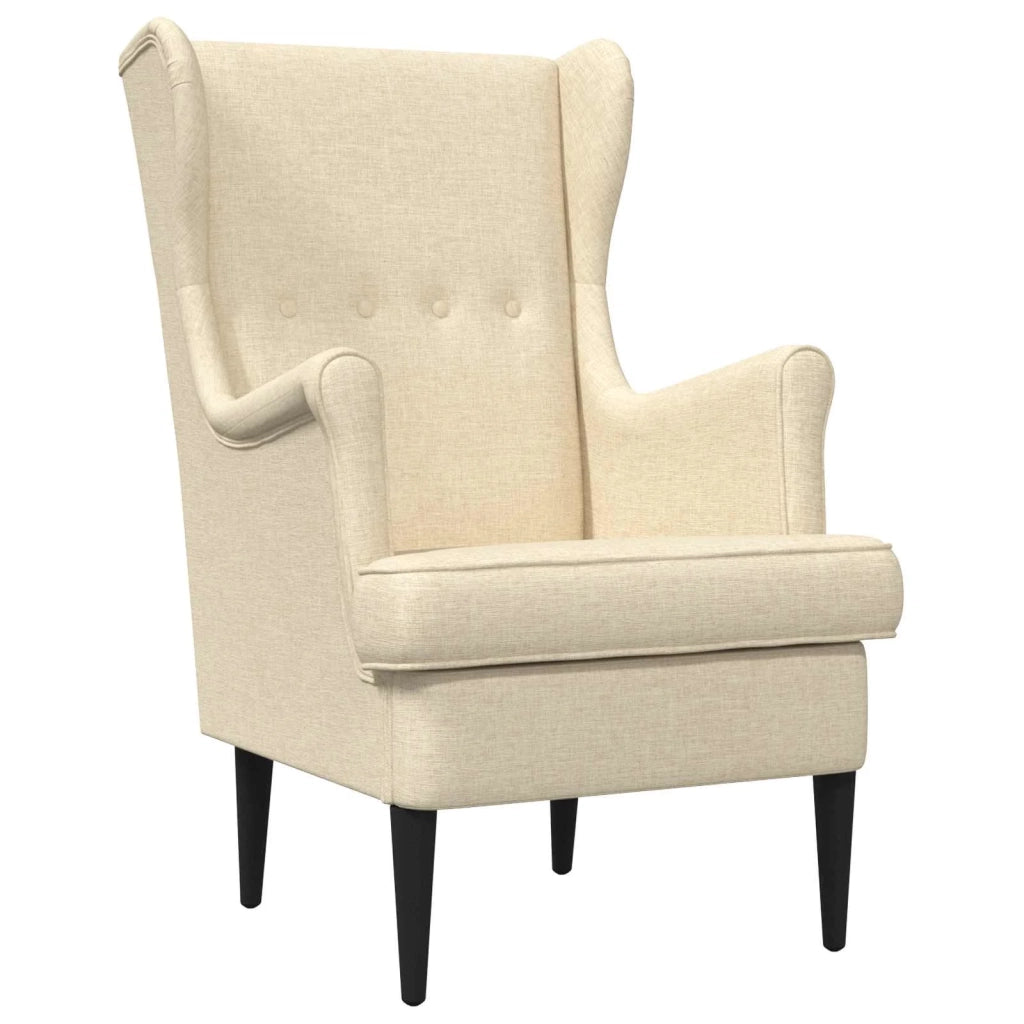 Poltrona | Sedia Relax Crema Tessuto